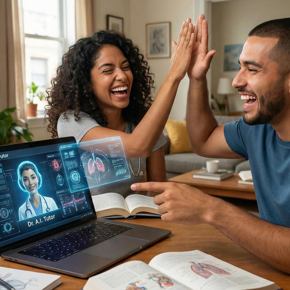 EdumediK Logotipo Tutor Médico con IA