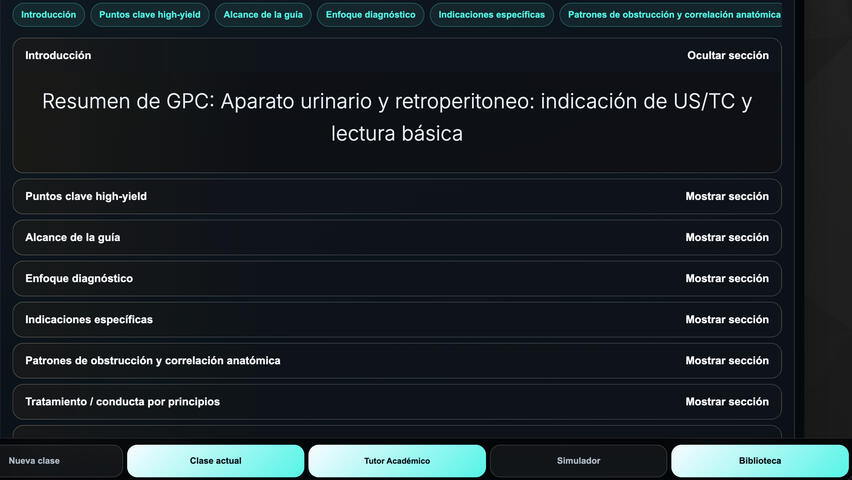 Enseñanza Médica con IA